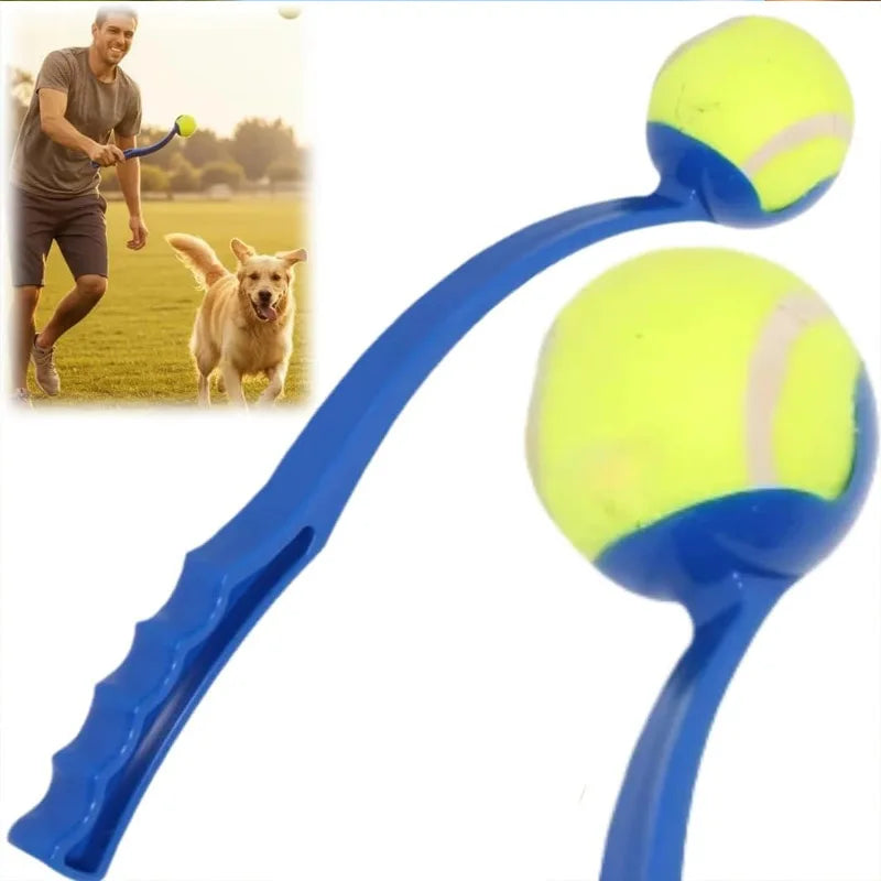 Dog throwing ball launcher, tennis launcher, outdoor training dog toys Qme