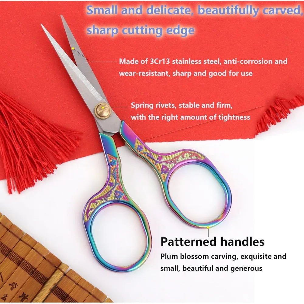 Small Sewing Scissors Sharp Embroidery Crochet Scissors, Accessories Yarn Fabric Scissors for Needlework Arts & Crafts DIY Tools Qme