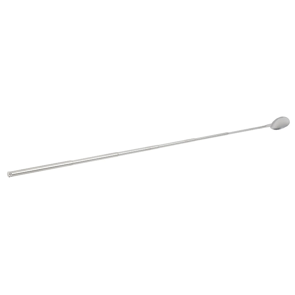 62cm Stainless Steel Telescopic Stirring Spoon Fork Set Extendable BBQ Tool Barbecue Utensils Cooking Camping Tableware Qme