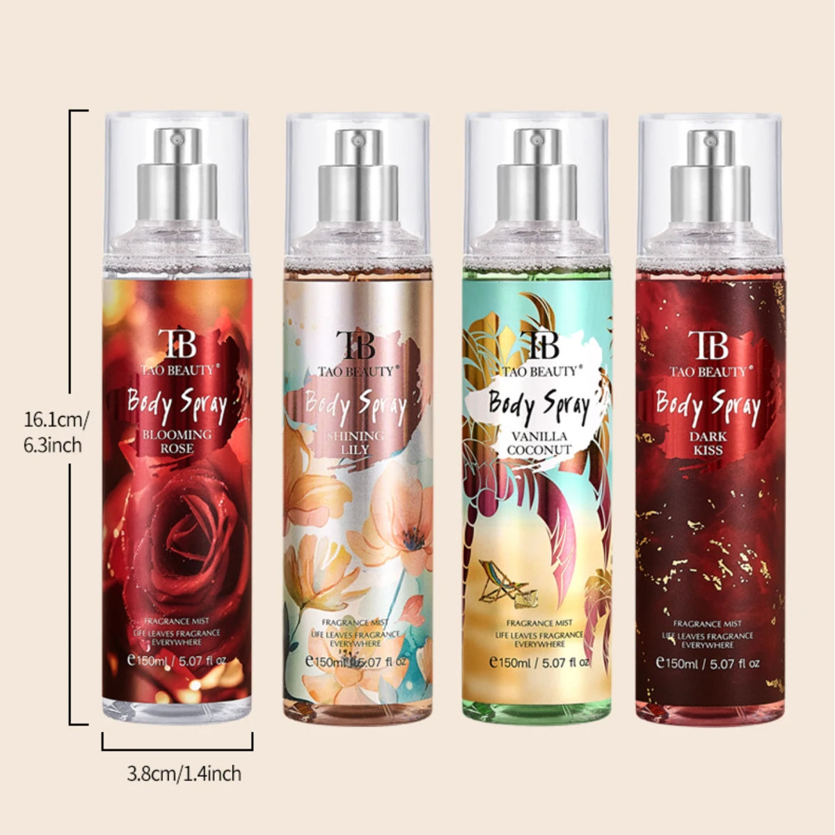 Fragrance Spray Long-lasting Perfume Light Floral Fruity Scent Rich Qme