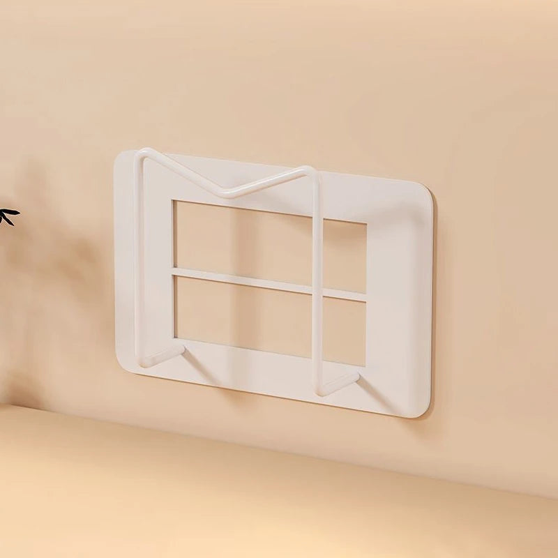No-drill Multi-purpose Storage Shelf Practical Hooks Selling Qme