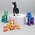 Random All-in-one Molding 3D Printed Horse Simulated Statue Cute Qme Default Title