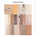 50 Sheets Morandi Pastel Texture Scrapbook Paper for Scrapbooking DIY Planner Journal Notebook Decoration Office Gift Qme 1