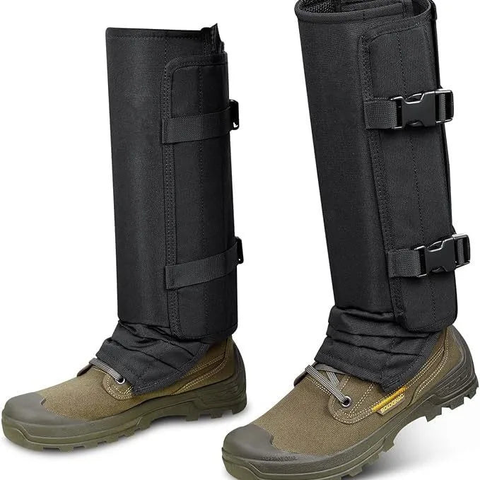 Breathable Snake Guard Leg Covers Anti-snakebite Grass-scratch Qme black