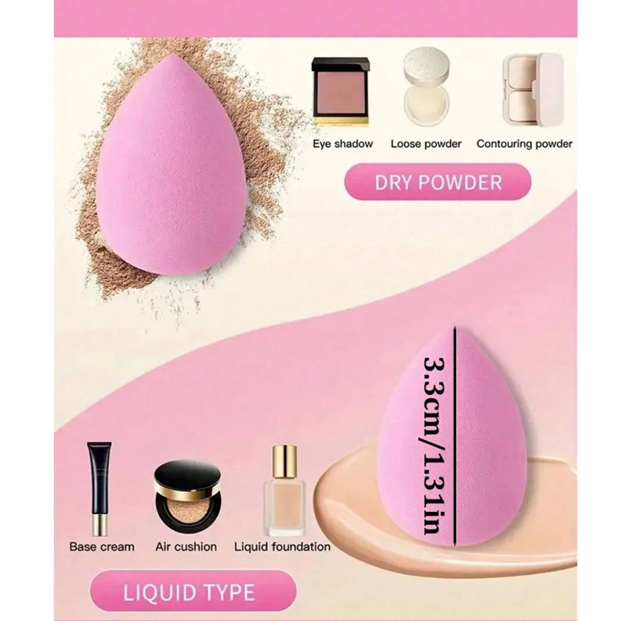 Mini Finger Puff Beauty Cosmetic Foundation Sponge Makeup Blender Qme