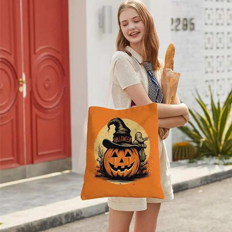 Christmas Supports Bags Canvas Large Capacity Party Decor Qme