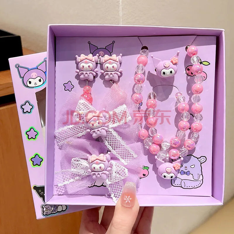 Hello Kitty Kuromi Cartoon-style Sweet Jewelry Student-style Qme 7