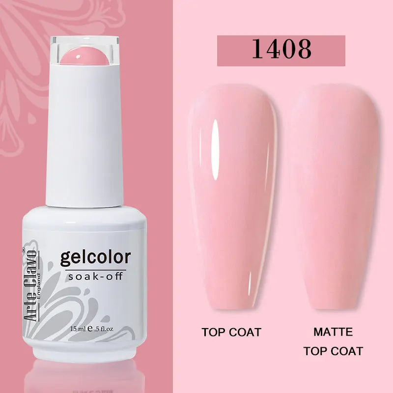 Arte Clavo Red Series Nail Polish Party Colors Gel Varnishes All Qme 1408