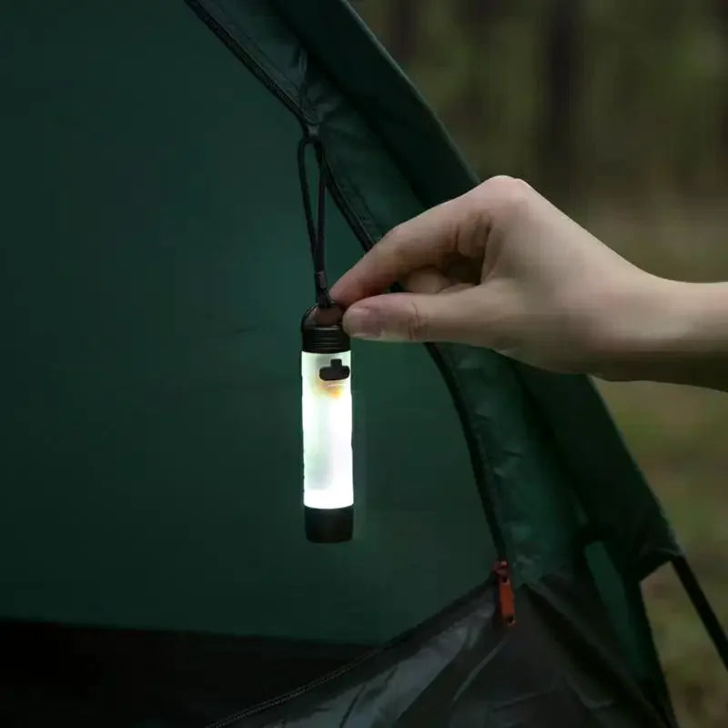 Pocket Mini Flashlight Outdoor Key Clip Cap Ambient Led Long Qme