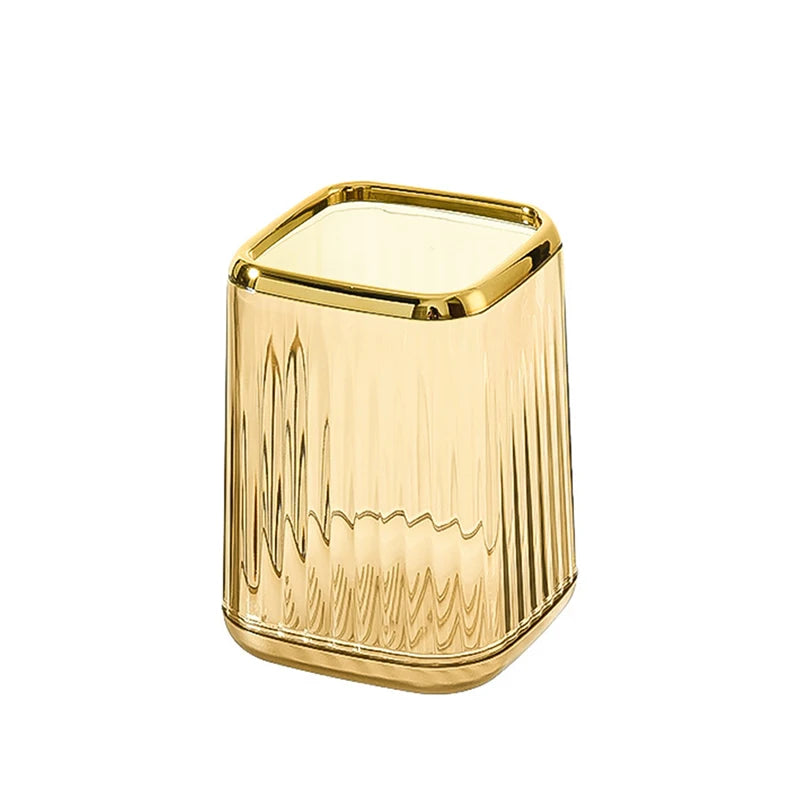 Office Pen Case Make Up Brushes Organizer Lipstick Sundries Holder Qme Yellow