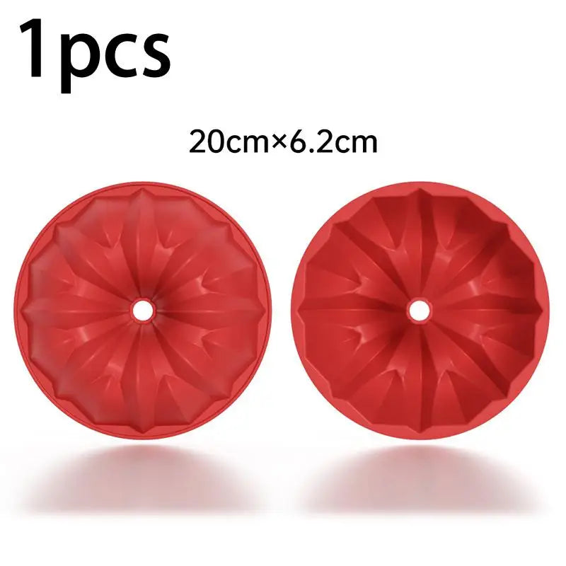 Charlotte Cake Pan Silicone Cheesecake Nonstick Round Baking Mold Qme E4