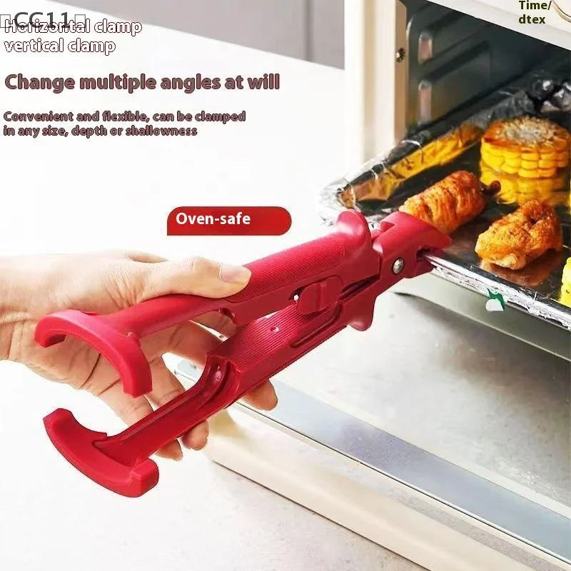 CC11Anti-scald Clip Silicone Kitchen Anti Scald Plate Bowl Dish Pot Qme