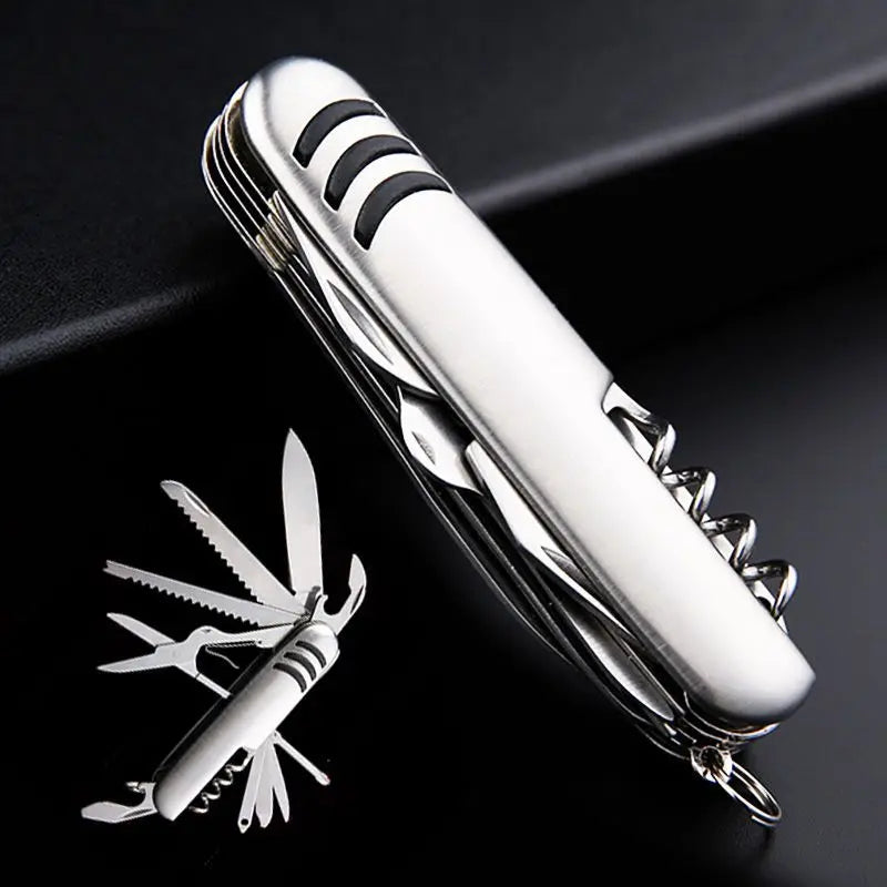 Portable 1 Fold Pocket Knife Carry Around Multifunction Outdoor Qme