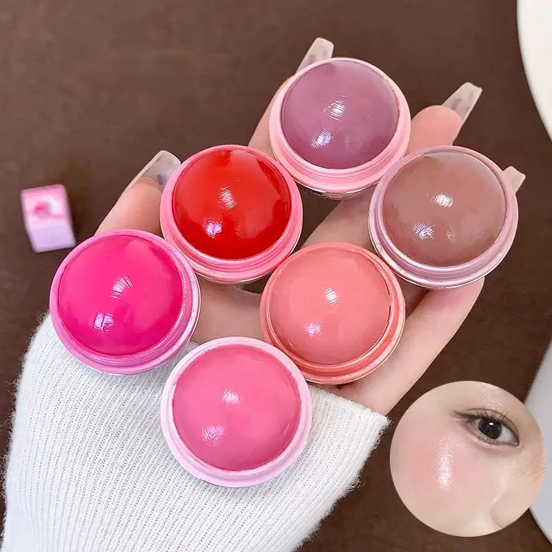 Gege Bear Juice Blush Ball Water Light Blusher Brightening Face Easy Qme