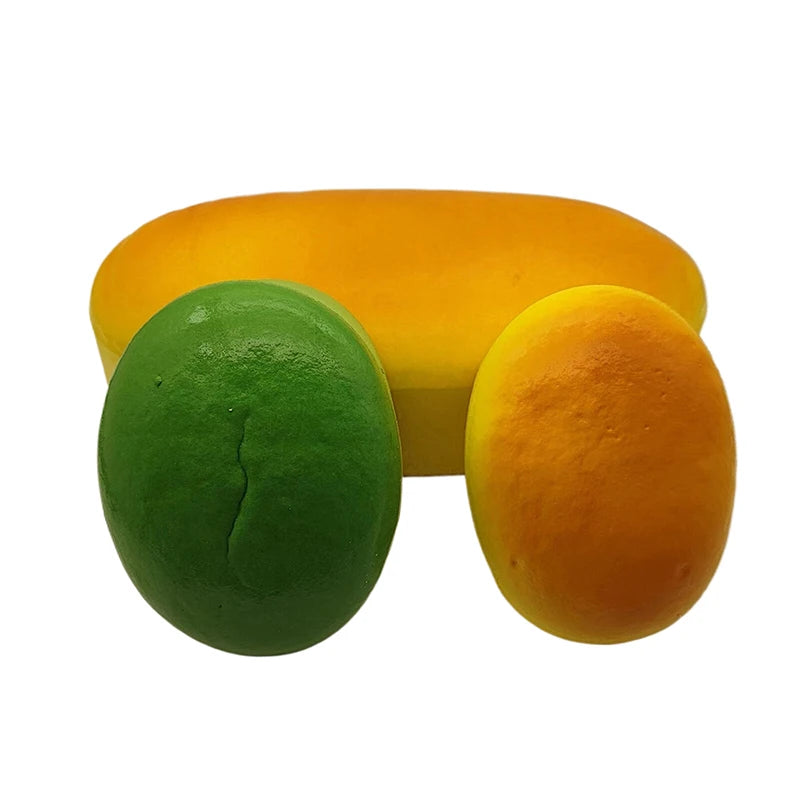 Cheese Cake Squishy Toy Slow Rising Long Bread Rebound Squeeze Stress Qme