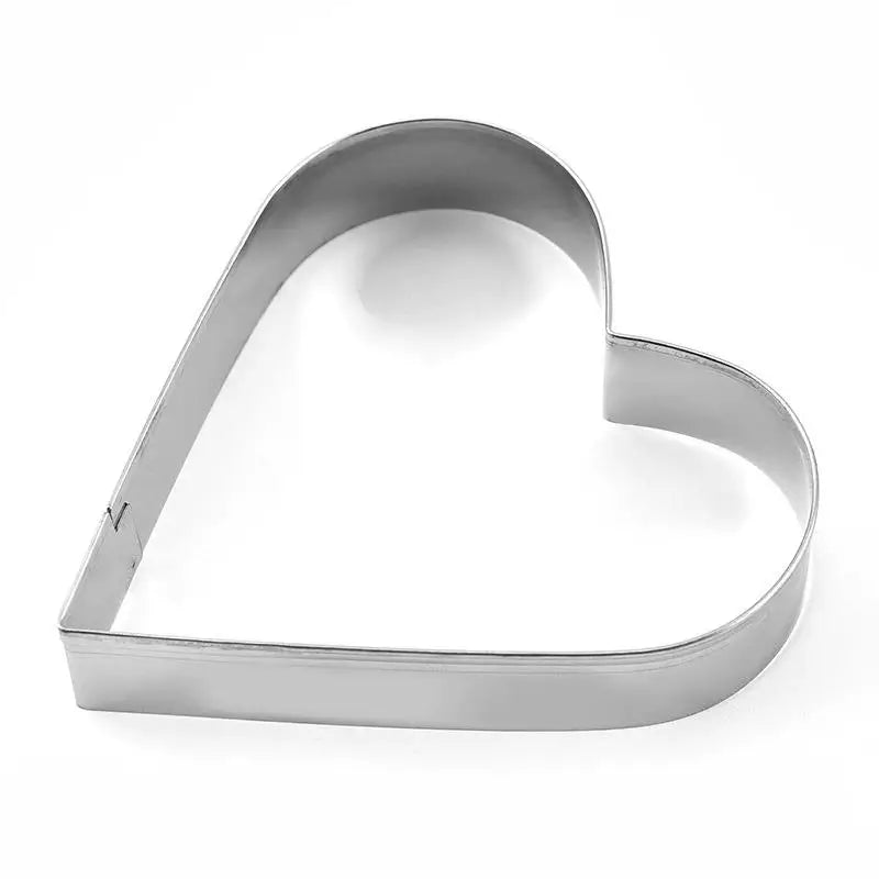 DIY Love Heart Stainless Steel Cookie Cutter Biscuit Mold Fondant Qme