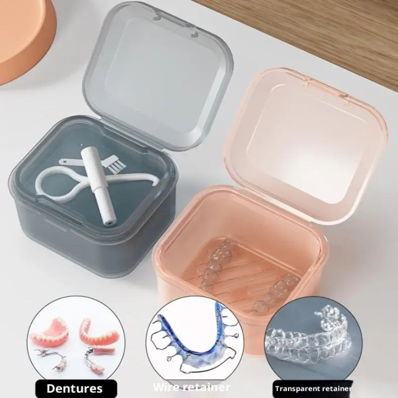 Invisible Braces Protective Storage Case Easy Snap Closure Safety Qme