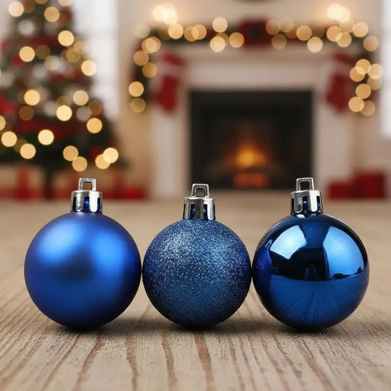 Round Christmas Ball Ornaments Hanging Xmas Tree Decor Balls Home Qme