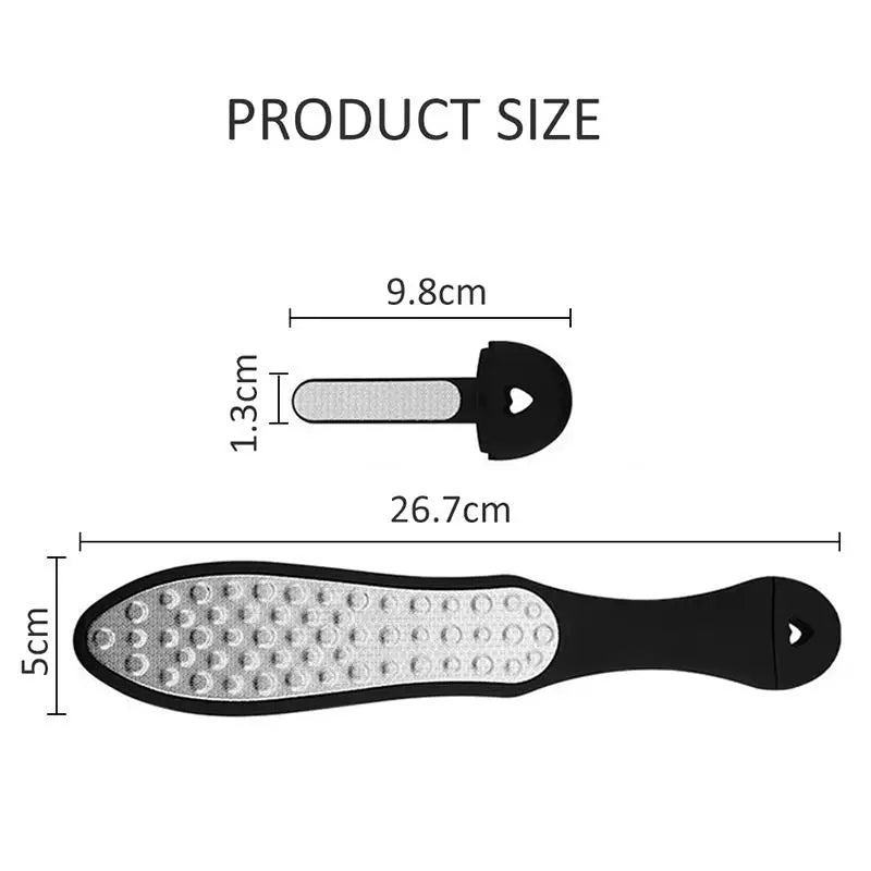 Foot File Pedicure Tool Easy Use Dual Coarse Fine Grinding Surfaces Qme