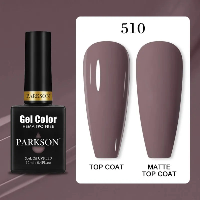 Parkson Colorful Nail Gel Polish Lacquer Soak Off UV LED Long Lasting
