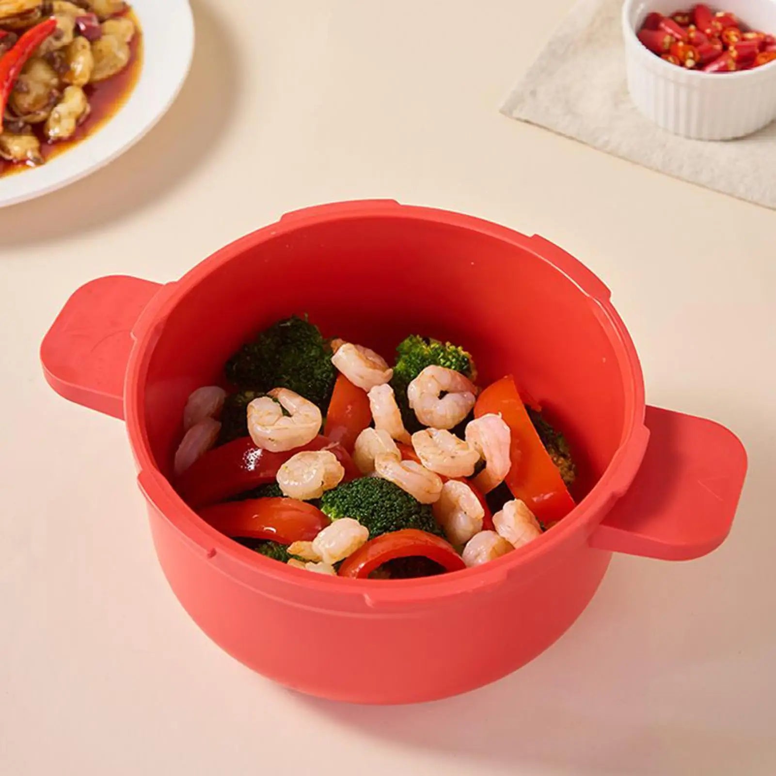 Microwave Pressure Cooker Multi-function Cooking Pot Multifunctional Qme