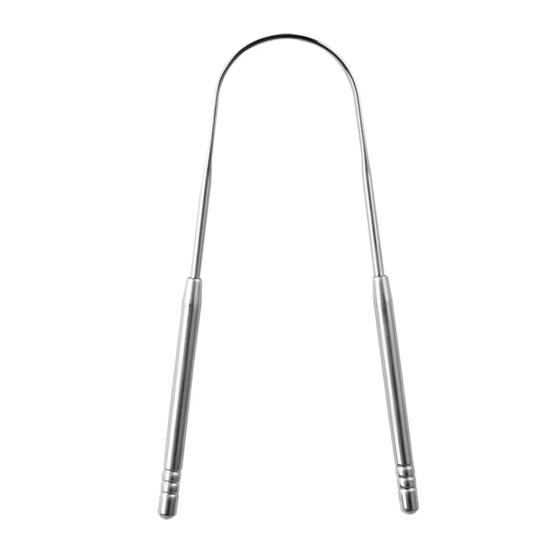 1 Reusable Stainless Steel Useful Tongue Scraper Cleaner Fresh Breath Qme C China Mainland