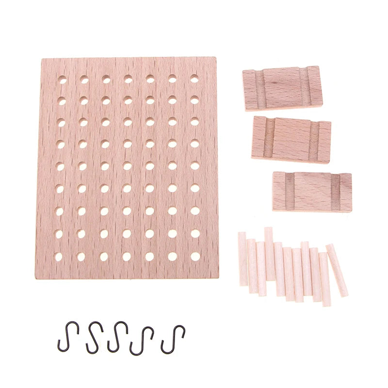 1 12 Dollhouse Miniature Wall Storage Rack Perforated Board Furniture Qme