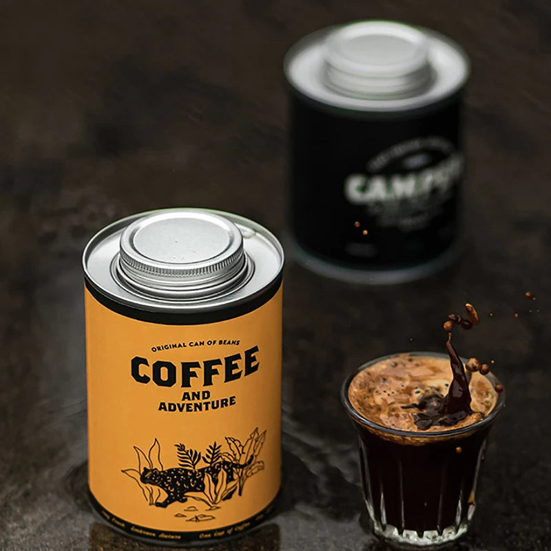 Packaging Storage Jar Fresh Breathing Tin Can Coffee Bean Sealed Qme