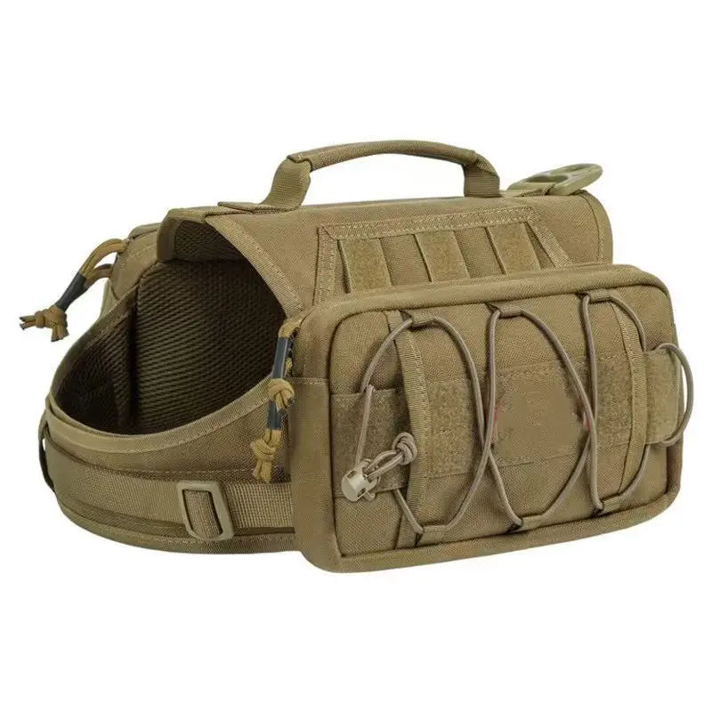 Nylon Dog Tactical Strap Medium Large Outdoor Training Vest Qme green