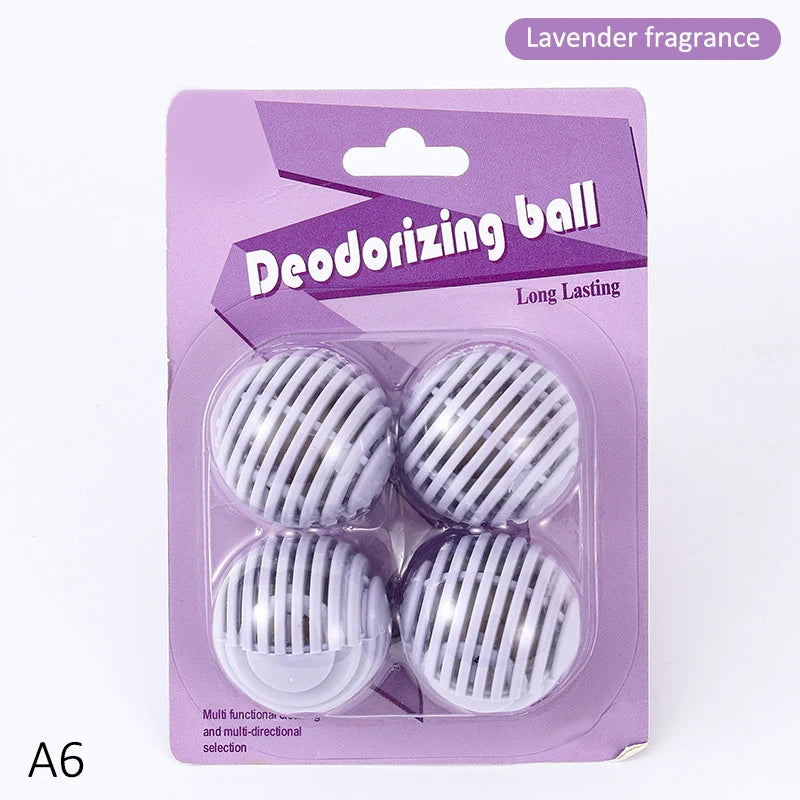 Deodorizer Freshener Balls Long-lasting Aromatic, Mildew And Insect Proof For Wardrobe, Shoe Cabinet, Bathroom, Gym Bag And Car Qme A6