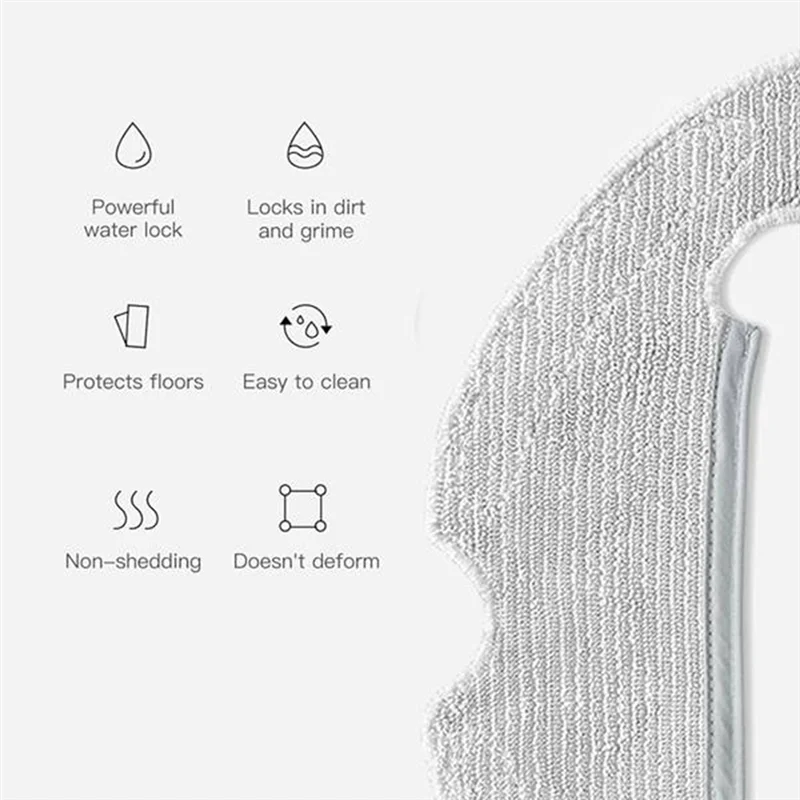 A02F-For Xiaomi Robot Vacuum Cleaner Side Brush Hepa Filter Replacement Spare Parts Set Qme