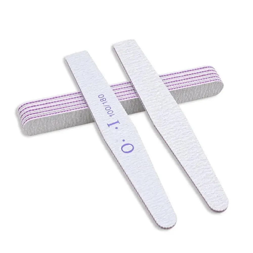 10pcs Nail Files Ultra-Thin Sanding Strip Nail File Polishing Nail Strip Tool 100/180 Rubbing Nail Trimming Strip Special S Y0H2 Qme Rhomboid CN