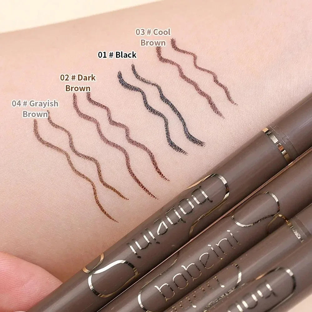 Waterproof Quick-drying Liquid Eyeliner Ultra-fine Matte Black Brown Qme