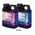 High Gloss 1:1 Epoxy Resin – Fast Curing & Heat Resistant Epoxy Reisn for Art, Jewelry, Furniture Tops & Handmade Crafts DIY Qme 500ml 500ml