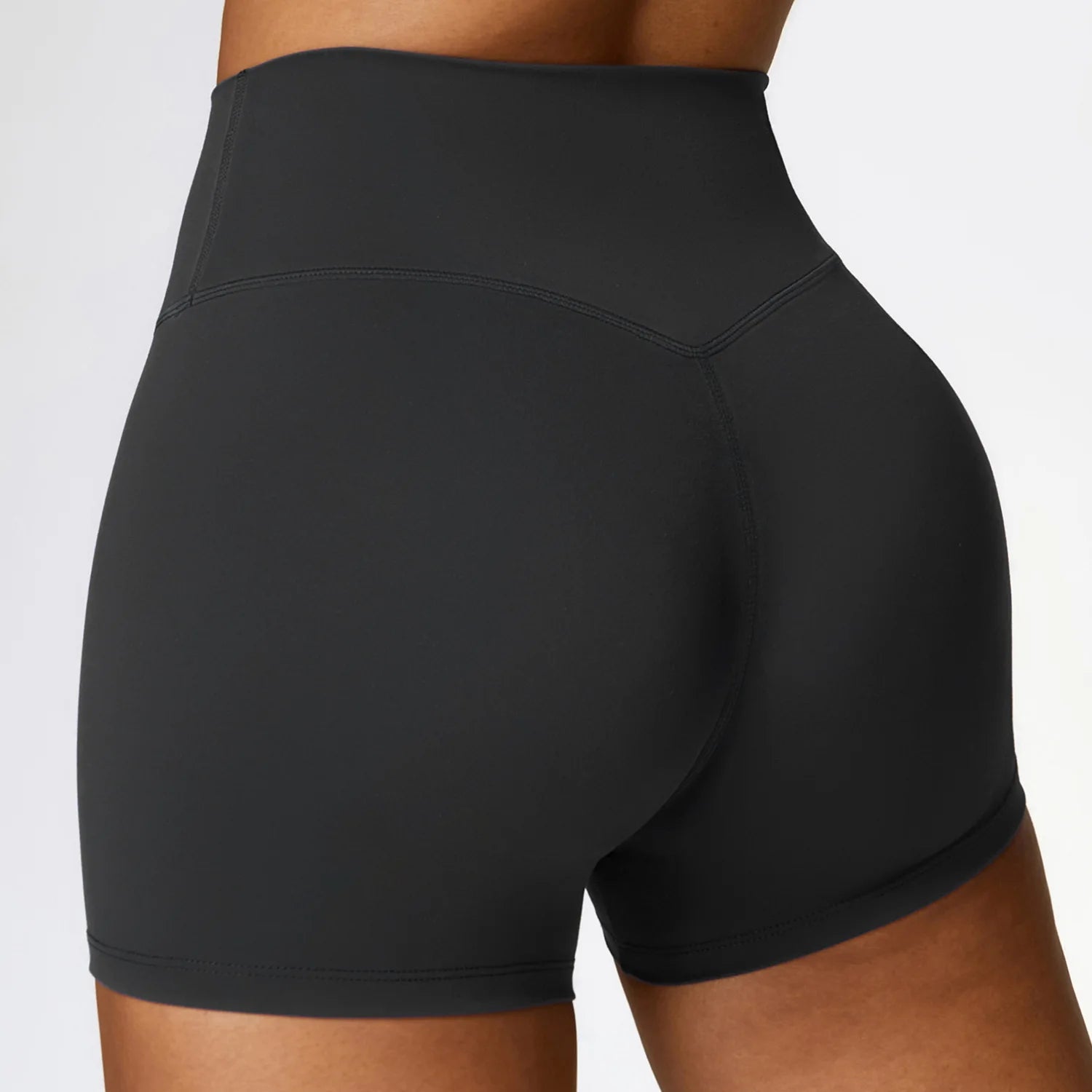 Women's Summer Shorts Low Waist Seamless Gym Yoga Running Stretch