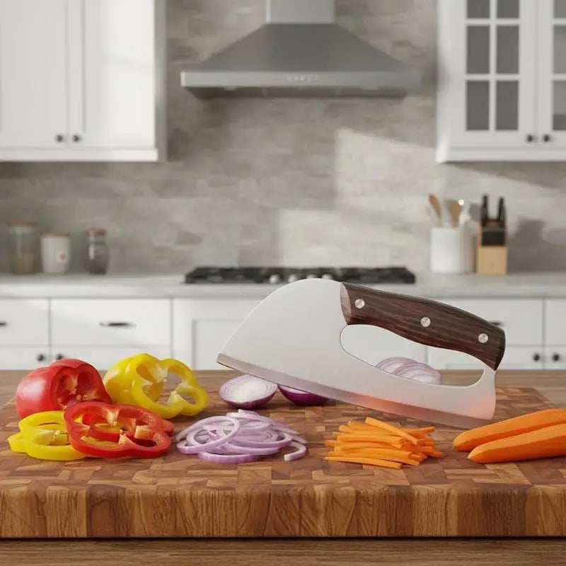 Labor Saving Kitchen Knife Home Sharp Chef's Slicing Cutting Forged Qme