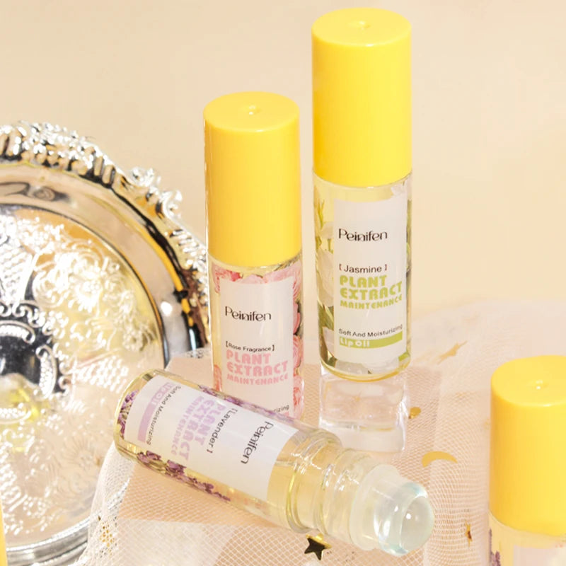 Plant Essence Moisturizing Lip Oil Soft Nourishing Lips Natural Qme