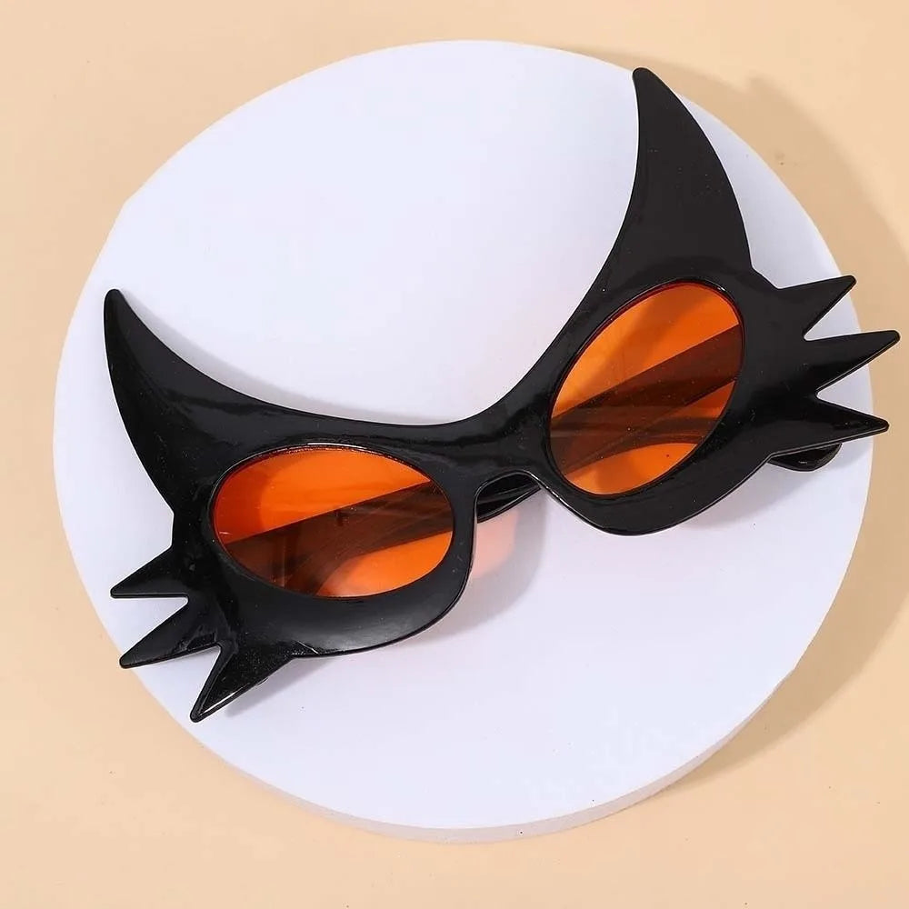 Skeleton Hand Halloween Party Sunglasses Spider Web Dark Lenses Funny Qme Style 1