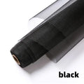 Anti-mosquito Flies Window Screen Encrypted Thick Nylon Invisible Dustproof Insect Prevent Window Mesh Curtain Home Accessories Qme black 100cmx100cm
