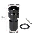 Impact Wrench Drill Adapter 1 2 4 Hex Converter Socket Extension Bit Qme Black