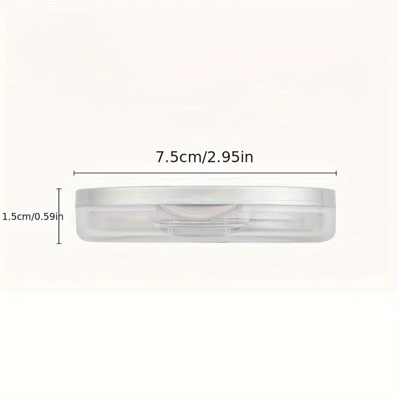 Ultra-thin Loose Powder Compact Portable Leak-proof Mini Travel Qme