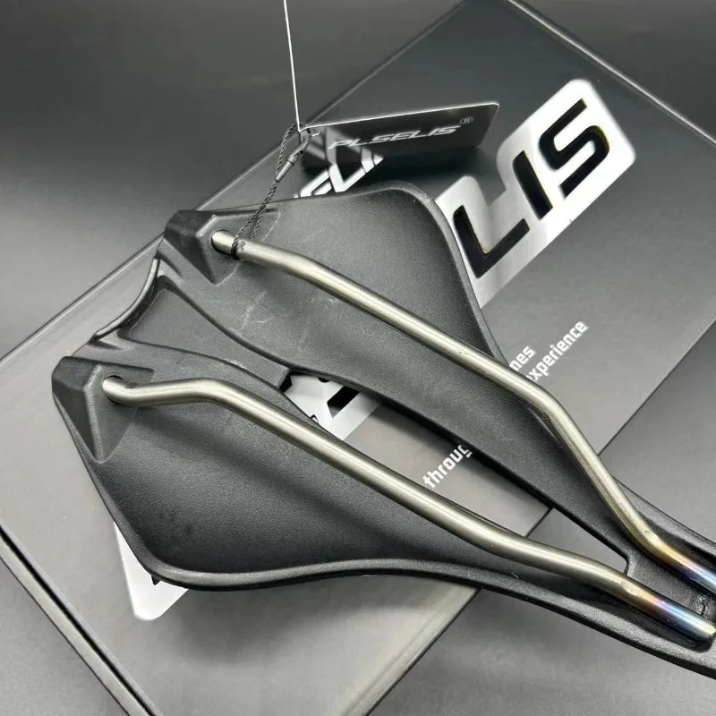 Explosive Mountain Bike Seat Cushion Titanium Bow Racing Hollow Qme