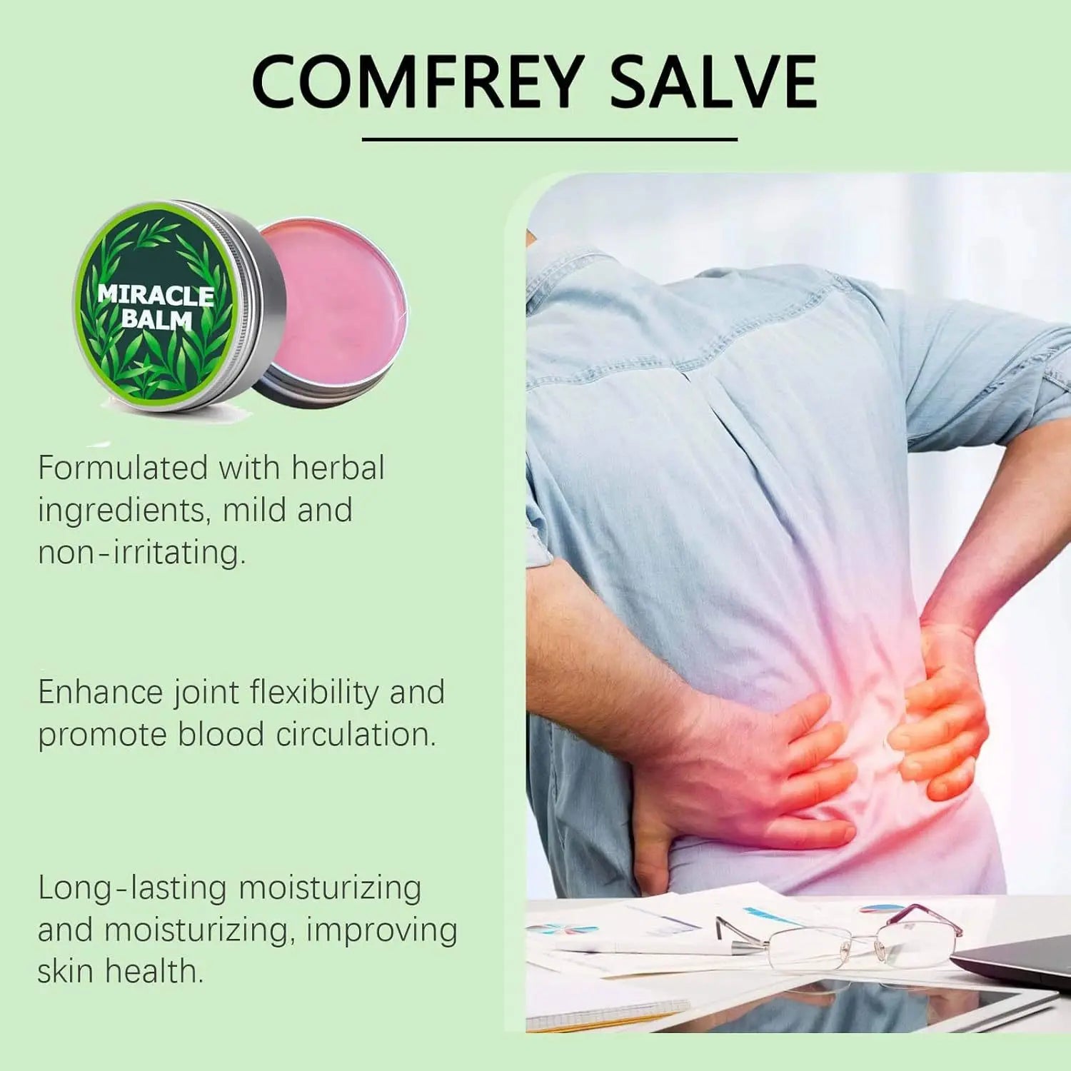Joint Care Miracle Balm Relieves Joint Discomfort Relief Relax Balm Soothing Joint Cream Full Body Joint Relax Massage Daub Balm Qme