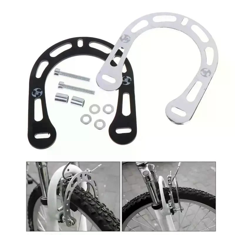 Aluminum Alloy Bicycle Brake Booster Mountain Bike V Strengthen Sheet Qme