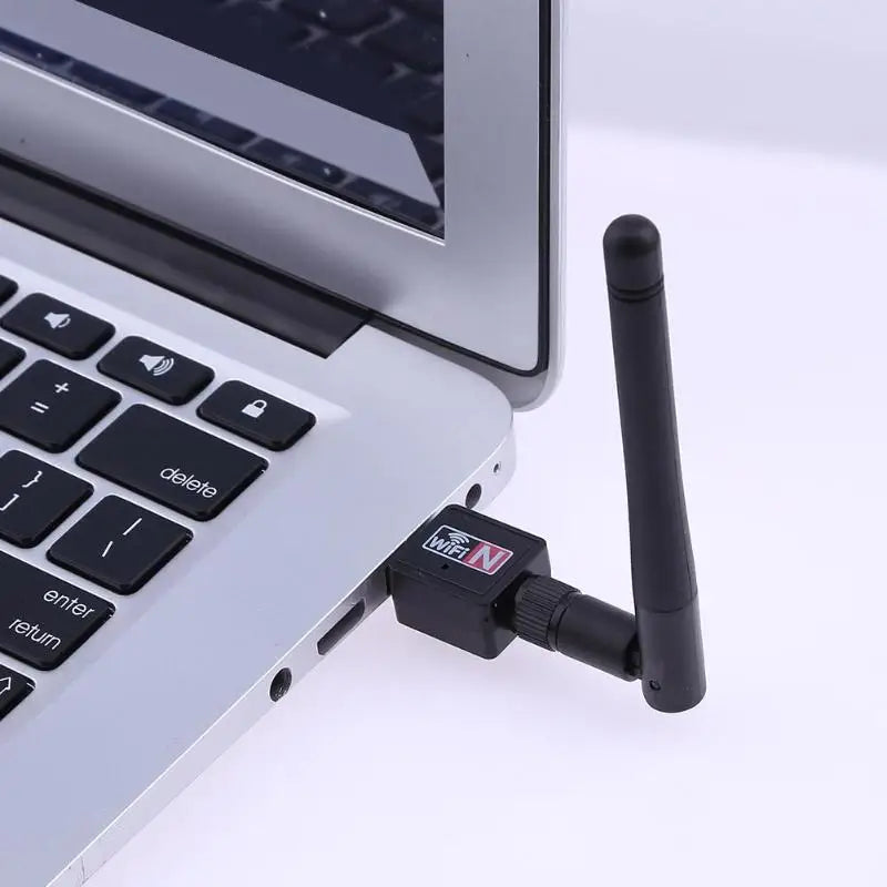 USB Wifi Antenna Adapter 150Mbps 2DB 5DB Wireless Network Card Plug Qme
