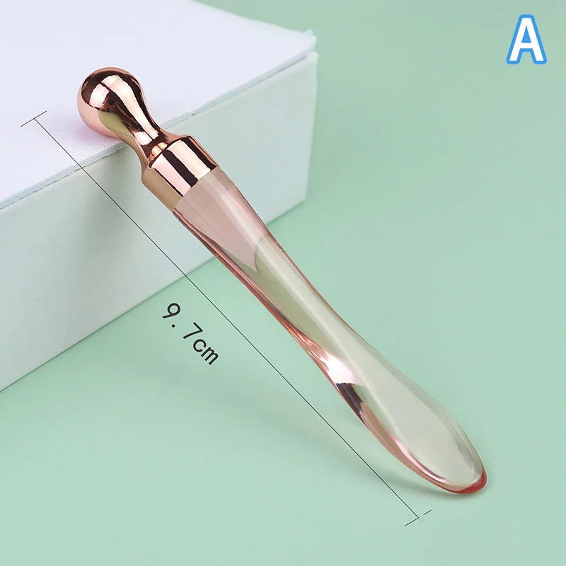 Metal Fishtail Face Massage Stick Anti Wrinkle Eye Cream Applicator Qme A