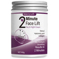 2-Minute Facial Lift Day & Night Cream with Retinol, Hyaluronic Acid & Collagen - Moisturizing Lotion Suitable for All Light Skin Tones, Fragrance-Free, Absorbs in 2 Minutes Qme One Bottle 100g