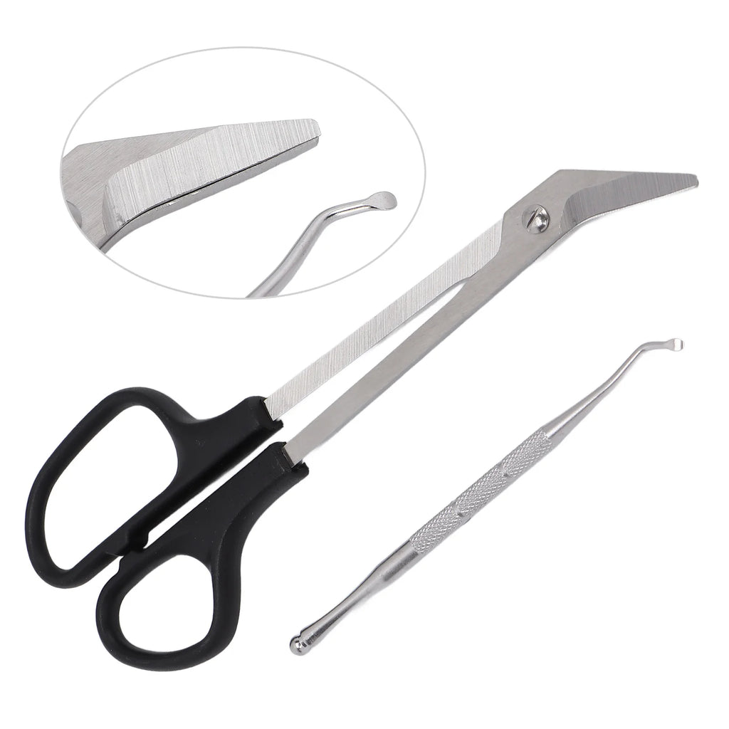 Toenail Clippers Toenail Scissors Long Handled Ergonomic Unique Design Toenail Clippers with Nail Picker for Adults The Elderly Qme