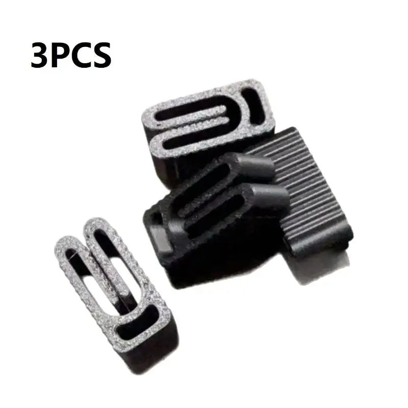 Colorful Snack Bag Clips Portable Multifunctional Food Sealing Qme Black