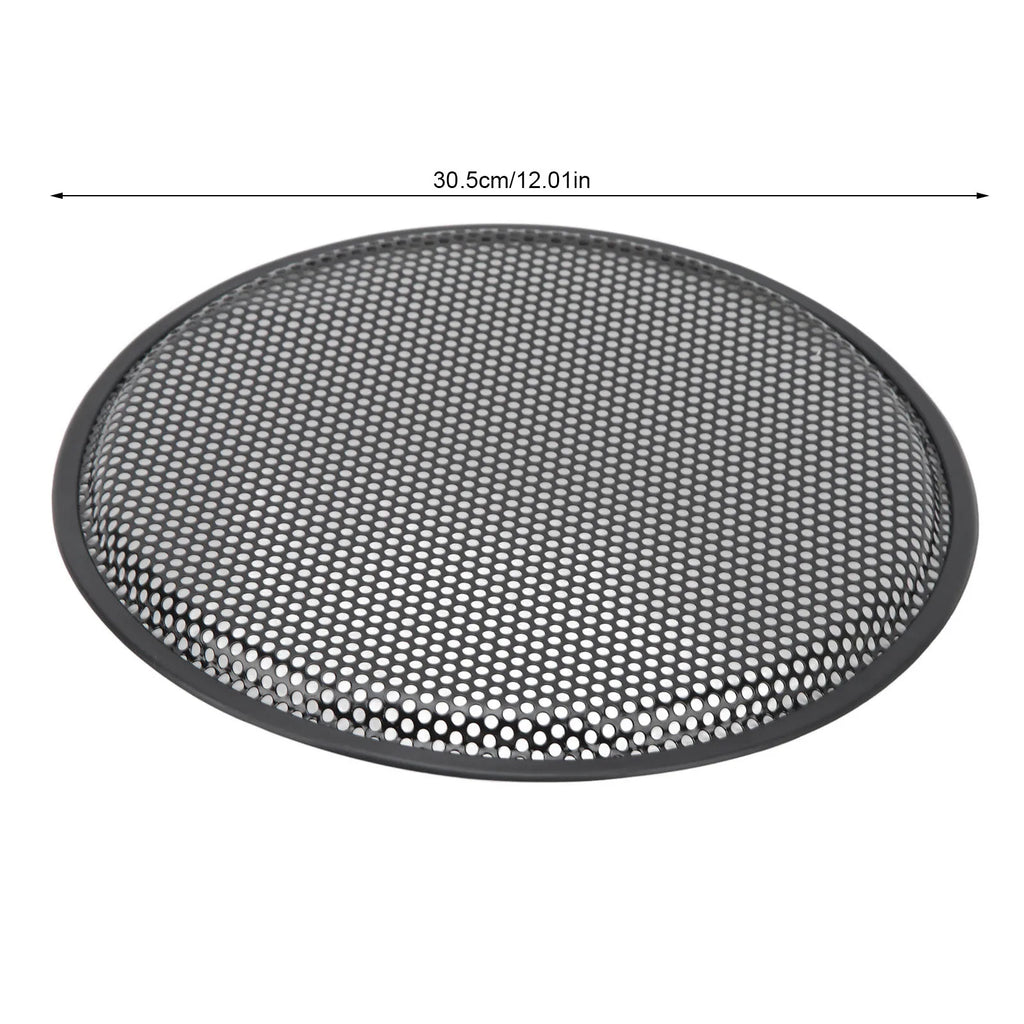 12 Inch Speaker Grill Iron Subwoofer Speaker Cover Audio Mesh Protector Guard for Car RV Speaker Protector Guard Qme